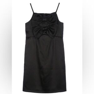 Elegant Black Bow Kids Dress